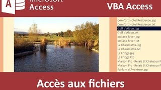 Accéder aux fichiers dun dossier en VBA Access [upl. by Lohner]