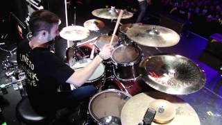 August Burns Red  quotMarianas Trenchquot MATT GREINER DRUM VIEW LIVE [upl. by Katlin]