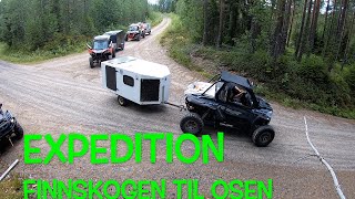 Expedition Finnskogen til Osen DayUTVATV Polaris RZRCan am MaverickCampingturtripOverland [upl. by Ellesij]