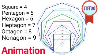 How to draw all polygons draw all polygons easily [upl. by Ikkim]