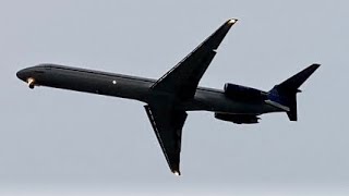 EVERTS AIR CARGO MD83 Landing At KLRD [upl. by Macur]