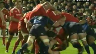 Leinster v Munster Highlights Magners League RDS 3rd October 2009 [upl. by Nylevol794]