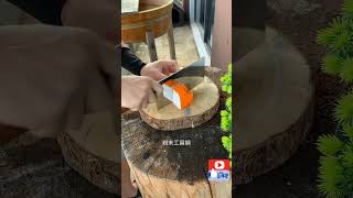 Traditional handmade kitchen knife Handforged kitchen knifehandmade kitchen knife youtubeshorts [upl. by Atnahs]