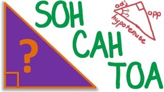 Maths Tutorial Trigonometry SOH CAH TOA trigonometric ratios [upl. by Marrissa367]