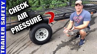 Why Its Important To Keep Trailer Tires Properly Inflated [upl. by Ettennat]