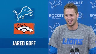 Jared Goff postgame media availability  2023 Week 15 Lions vs Broncos [upl. by Idnahs]