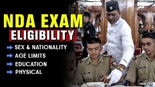 NDA Exam Eligibility  NDA Exam 2020  NDA Exam 2021  UPSC [upl. by Aihsena]