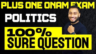 Plus One Politics Onam Exam  100  Sure Questions  Eduport [upl. by Martynne]