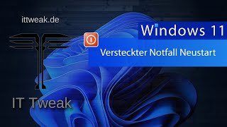 Windows 10 amp 11  Versteckter Notfall Neustart [upl. by Ihsoyim]