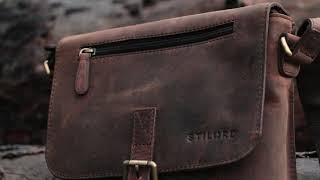 STILORD Get to know quotMatthiasquot  Small Messenger Bag  Vintage Shoulder Bag  Herrentasche Leder [upl. by Dolora207]