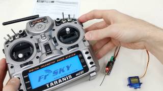 How to bind FrSky V8R4II to Taranis X9D [upl. by Annaiek]