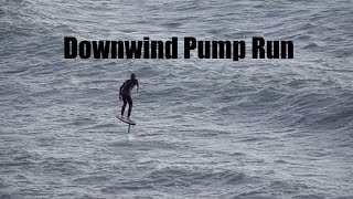 Downwind Foil Pump Run  Prone Surf Foil [upl. by Ashman]