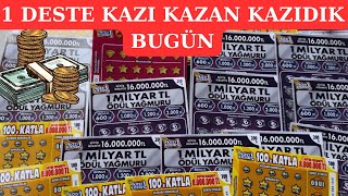 1 DESTE 8000 TL DEĞERİNDE YENİ KAZI KAZAN KARTLARINI KAZIYORUZ BUGÜN [upl. by Allix]