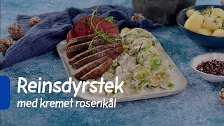 Reinsdyrstek med kremet rosenkål  REMA 1000 [upl. by Germana968]