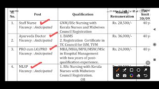 NHM VACANCY 2024  STAFF NURSE  VARIOUS POSTS  APPLY ONLINE [upl. by Emil736]