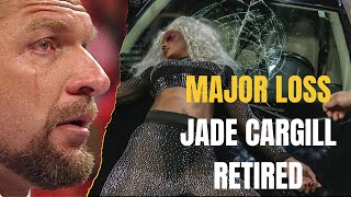 JADE CARGILL RETIRED 💔💔  WWE CHAMPIONSHIP TO BE VACATED jadecargillwwe biancabelair [upl. by On]