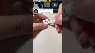 Drawing ChickfilA logo on the keyboard shorts diy art tiktok trending [upl. by Jodoin]