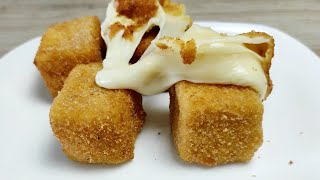 Fried Cheese Cubes recipe shorts [upl. by Teerprug]