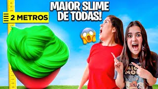 FIZEMOS SLIME COM 2 METROS [upl. by Robert]