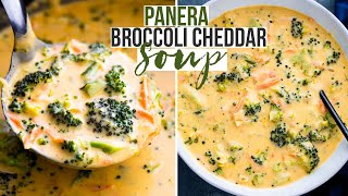 30 Minute Broccoli Cheddar Soup Better than Panera [upl. by Anatnas656]