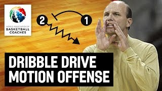 Dribble Drive Motion Offense  Vance Walberg  Basketball Fundamentals [upl. by Carlynn]