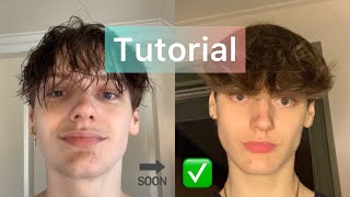 EASIEST Tutorial from Straight to Fluffy  Messy Hair🔥 [upl. by Davida]