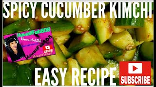 CUCUMBER KIMCHI Yummy [upl. by Latona]