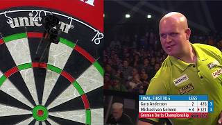 BEST ET FINAL PERFORMANCE EVER  Michael van Gerwen vs Gary Anderson  GDC Final 2015 [upl. by Danby]