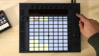 Push Playing Hardware Drum Machines [upl. by Stanhope]