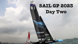 SAIL GP SINGAPORE Day Two Spectator Experience [upl. by Joycelin]