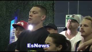 Nick Diaz and Nate Diaz Meet High School Friend  EsNews Boxing [upl. by Solim]