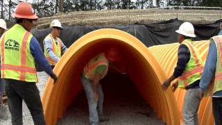 Advanced Drainage Systems Stormtech MC4500 Chamber Installation [upl. by Pen656]