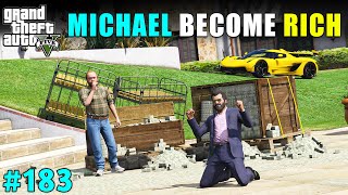 MICHAEL BECOMES RICHEST PERSON OF LOS SANTOS  GTA V GAMEPLAY 183 [upl. by Zoeller]