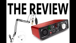 Voilamart BM800 Professional Microphone amp Focusrite Scarlett Solo USB Audio Interface [upl. by Aihsa]