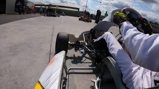 Onboard Emilien Denner at South Garda Karting First Laps in a Kart Republic Chassis [upl. by Damour407]