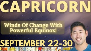 CAPRICORN  OMG Powerful Shift Into Abundance September 2230 Tarot Horoscope [upl. by Itagaki]