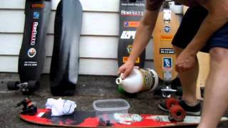 How to clean dead skateboard bearings  The Simple Green Shake  pavedwaveorg [upl. by Evan]