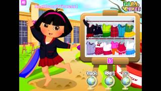 Dora Games Dora Explorer Free Online Games To Play  Dora School Dress Up Game [upl. by Platon]