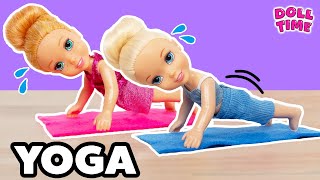 Elsie and Annie Favorite Fitness  Yoga Story 🧘‍♀️ [upl. by Ivory]