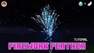 How to craft Firework with Feather  Minecraft mini tutorial [upl. by Thanasi]