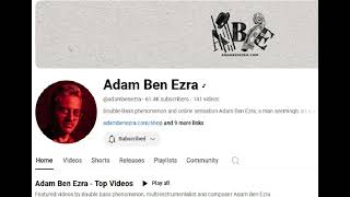 Adam Ben Ezra Downtown blues Covertribute [upl. by Monda682]