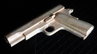 The blowback mechanism of a rubber band gun [upl. by Devitt50]