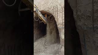 Air raid shelter excavation process [upl. by Llewon]