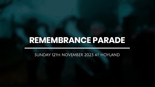 Hoyland  Remembrance Parade 2023 [upl. by Cati905]