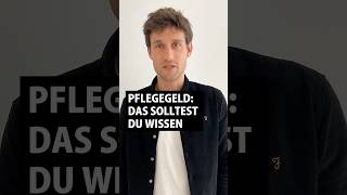 Pflegegeld  Das solltest du wissen shortvideo shorts [upl. by Kroo]