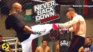 NEVER BACK DOWN NO SURRENDER  Michael Jai White quotCasequot vs Owen OBrien quotCobraquot  Fight Scene [upl. by Persas]