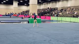 Level 5 Floor Routine 2022 Ozone Invitational [upl. by Larisa742]