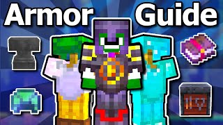 Minecraft 120 Armor Guide  Best Enchantments For Armor Secret Uses amp More [upl. by Tnecnev]