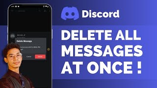 How To Delete All Discord Messages AT ONCE On Mobile [upl. by Ragen]