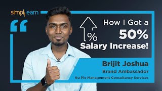 Simplilearn Reviews  Brijit Joshuas UIUX Upskilling Journey – 50 Salary Hike And Recognition [upl. by Rennoc]